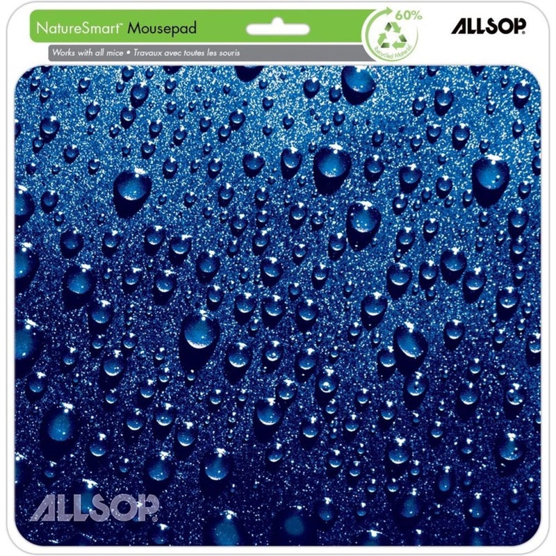 Allsop Mouse Pad, Raindrop - Blue (30182), 8.5 x 8 - Image 3